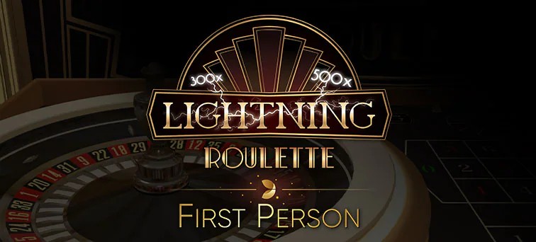 First Person Lightning Roulette logo by Evolution at Betnation
