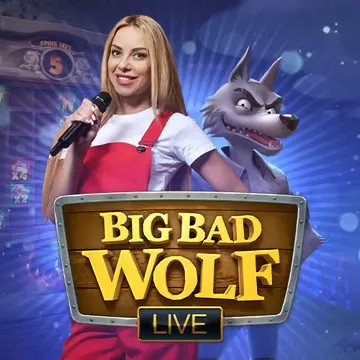 Official Live Shows logo: Big Bad Wolf Live by Playtech at Betnation